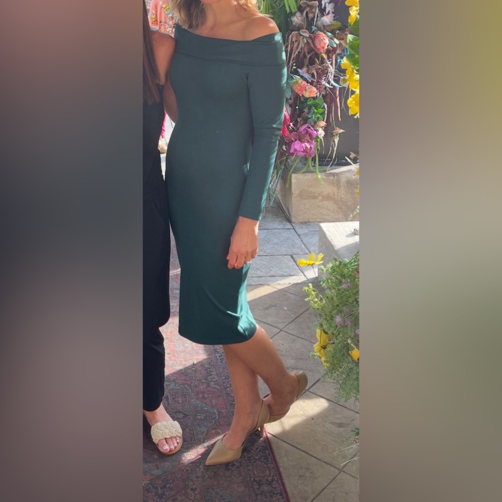 Amanda Uprichard size small body con green dresss